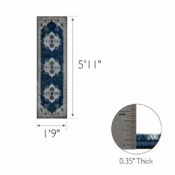 Wendlyn Runner In Vintage Medallion Multicolor, 1-ft-9-in X 5-ft-11-in -US Home Sales Store wendlyn vintage multicolor medallion runner 2 by 6 4