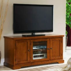Westwood TV Stand In Brown Cherry, 50-Inch
