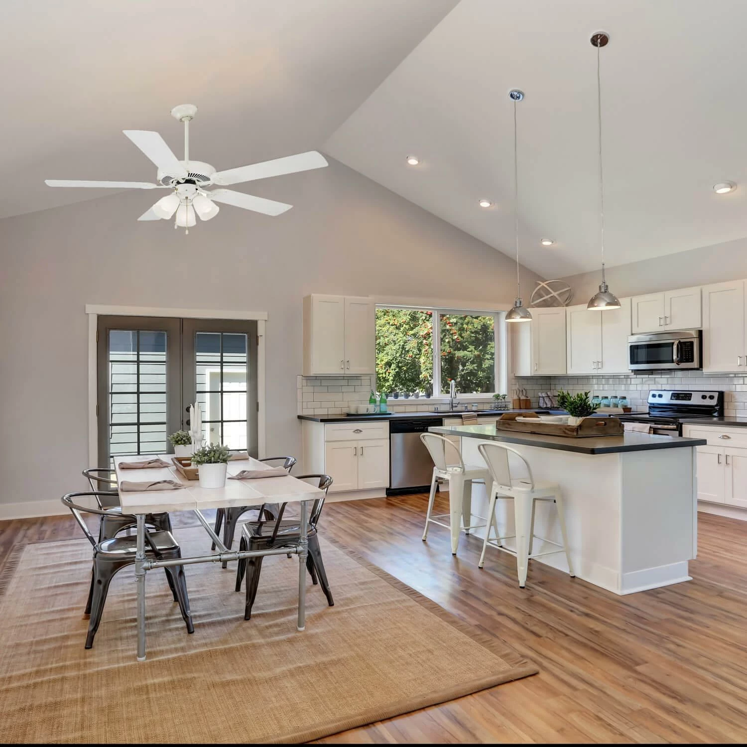 Downrod 18-Inch Ceiling Fan Extension In White 2 Downrod 18-Inch Ceiling Fan Extension In White - Image 2