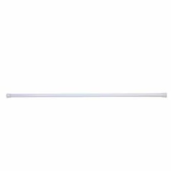 Gazebo Parts Direct Sales Store 45 Adjustable Steel Shower Curtain Rod In White, 86-Inch
