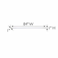 Adjustable Steel Shower Curtain Rod In White, 86-Inch 9 Adjustable Steel Shower Curtain Rod In White, 86-Inch -US Home Sales Store white steel shower curtain rod 51 86 inch 3