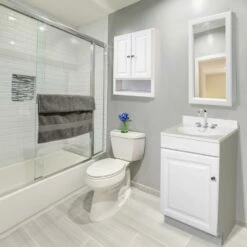 Wyndham 16-Inch Medicine Cabinet In White Gloss -US Home Sales Store wyndham 16 inch white medicine cabinet 3