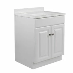 Wyndham 24-Inch Bathroom White Vanity Without Top -US Home Sales Store wyndham 24 inch vanity white without top 6