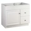 Wyndham 36-Inch Bathroom Vanity Without Top In White