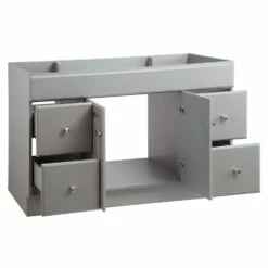 Wyndham Bath Vanity Cabinet In Gray, 48-Inches X 21-Inches -US Home Sales Store wyndham 48 inch vanity gray 7